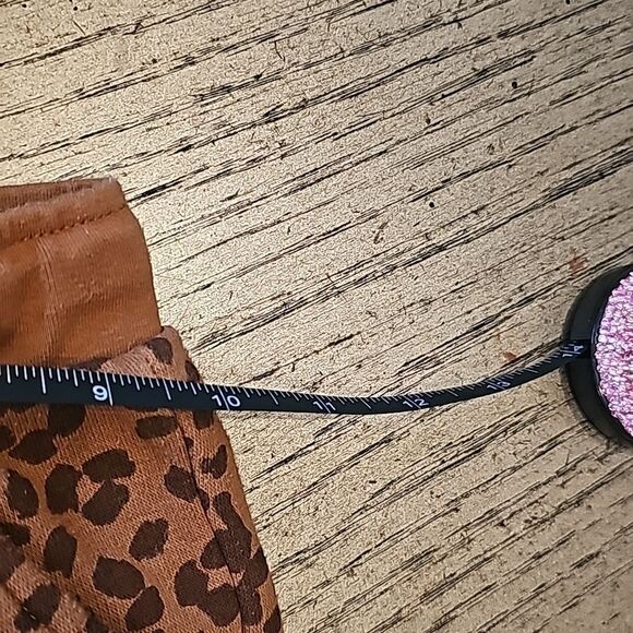 Leopard sweatpant joggers size 4 - Picture 6 of 12